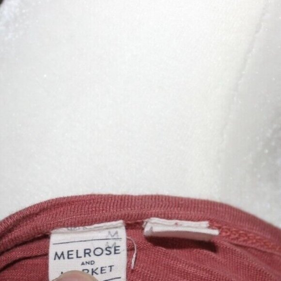 Melrose And Market Womens Peasant Sleeve Blouse-Blush-Size Small-GUC - Picture 7 of 7